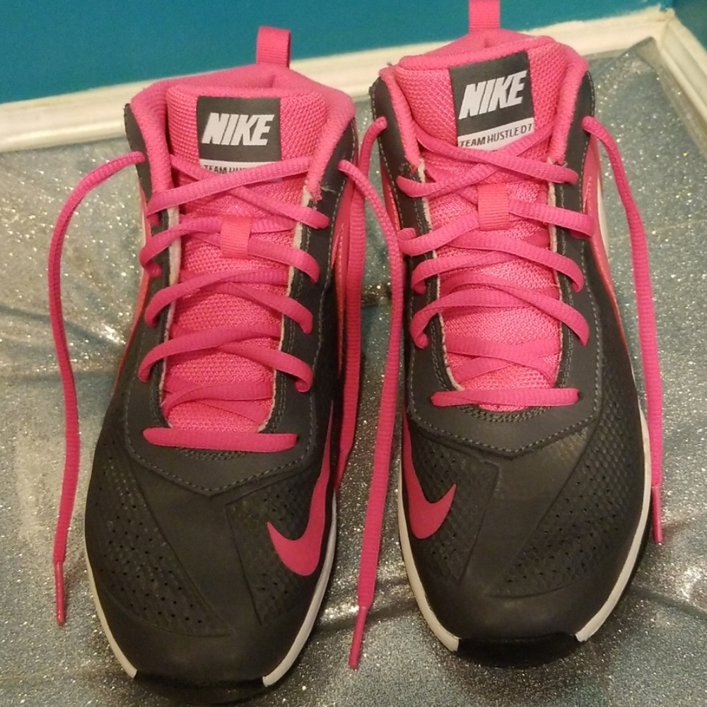 Brite pink Nikes